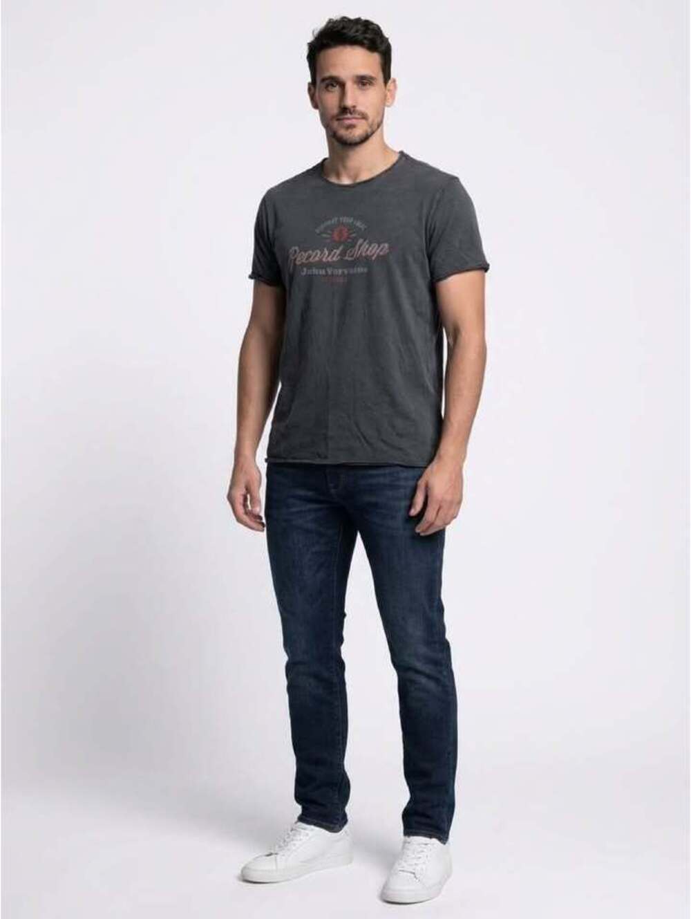 John Varvatos U.S.A. Record Shop Graphic T-Shirt Size Medium